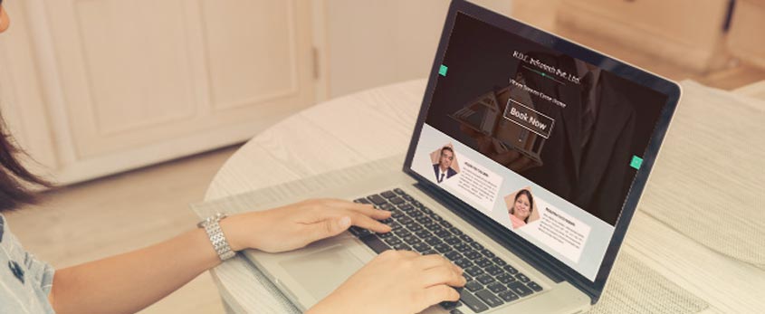 Single/One Page Website Designing and Development Services in delhi